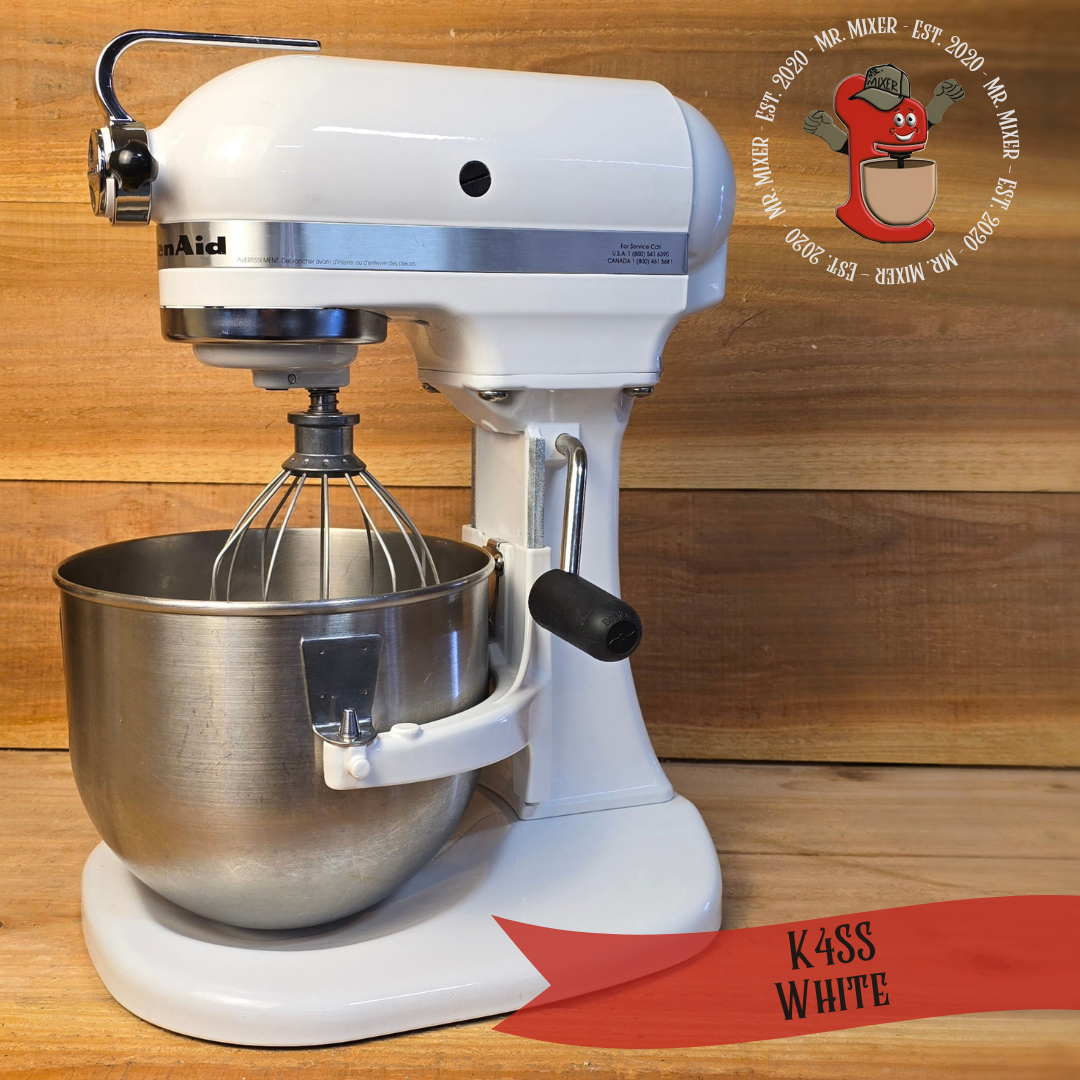 Mr. Mixer Upgraded KitchenAid Heavy Duty (RRK5AWH) 5 Quart